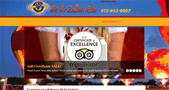Desktop Screenshot of hotairballoonrides.com